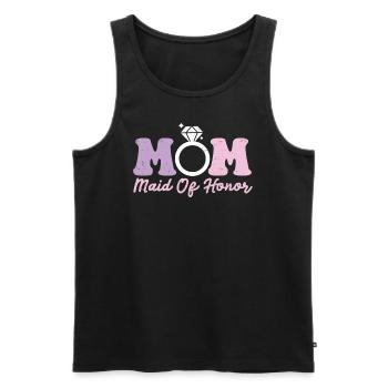 Junggesellin - Männer Premium Bio Tank Top - Schwarz - Vorne - AI Model Male 178 light (178cm)