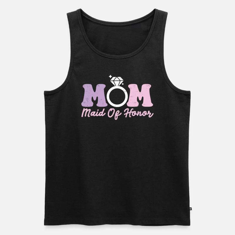 Junggesellin - Männer Premium Bio Tank Top - Schwarz