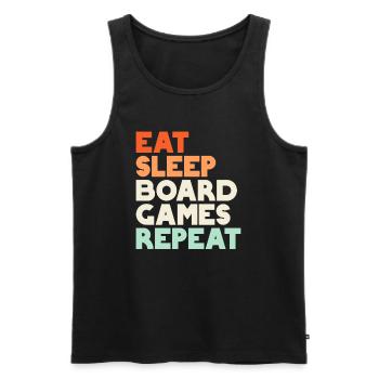 Board Game Board Games Dinner Games Gift - Men's Premium Organic Tank Top - black - Front - Michal (187cm)