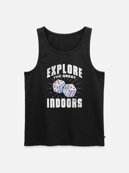 Board game - Men's Premium Organic Tank Top - black