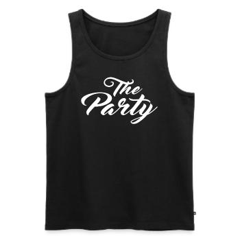 Hen bachelorette party bride - Men's Premium Organic Tank Top - black - Front - AI Model Male 178 light (178cm)