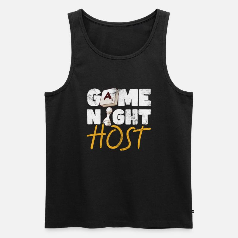 Brettspiel - Männer Premium Bio Tank Top - Schwarz