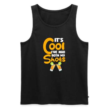 Tequila Sunrise Booze Party Mexico Gift - Men's Premium Organic Tank Top - black - Front - AI Model Male 178 light (178cm)