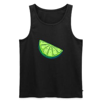 Tequila Sunrise Booze Party Mexico Gift - Men's Premium Organic Tank Top - black - Front - AI Model Male 178 light (178cm)