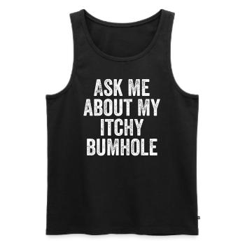 Junggeselle Jungesellenabschied - Männer Premium Bio Tank Top - Schwarz - Vorne - AI Model Male 178 light (178cm)