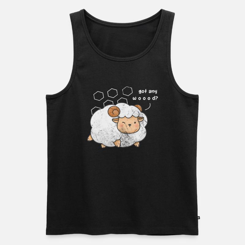 Brettspiel - Männer Premium Bio Tank Top - Schwarz