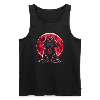 Samurai Ronin Schwertkampf Krieger Geschenk - Männer Premium Bio Tank Top - Schwarz - Vorne - AI Model Male 178 light (178cm)