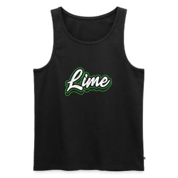Tequila Sunrise Booze Party Mexico Gift - Men's Premium Organic Tank Top - black - Front - AI Model Male 178 light (178cm)