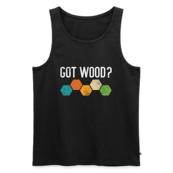 Board game - Men's Premium Organic Tank Top - black - Front - Michal (187cm)