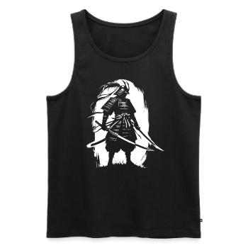 Samurai Ronin Schwertkampf Krieger Geschenk - Männer Premium Bio Tank Top - Schwarz - Vorne - AI Model Male 178 light (178cm)