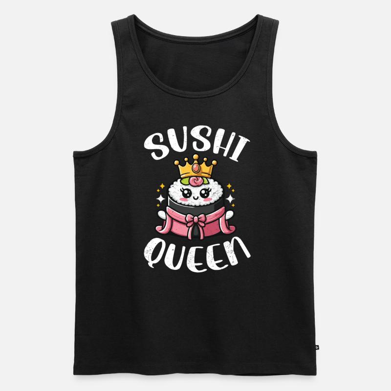 Sushi - Männer Premium Bio Tank Top - Schwarz
