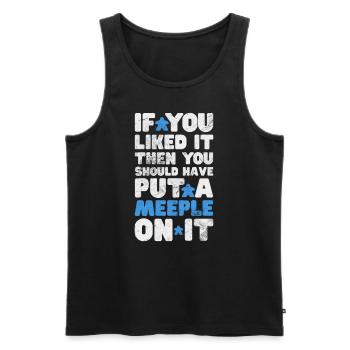 Brettspiel - Männer Premium Bio Tank Top - Schwarz - Vorne - Michal (187cm)