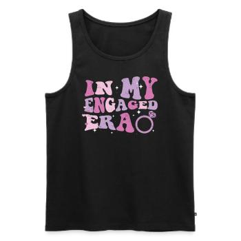 Junggesellin - Männer Premium Bio Tank Top - Schwarz - Vorne - AI Model Male 178 light (178cm)