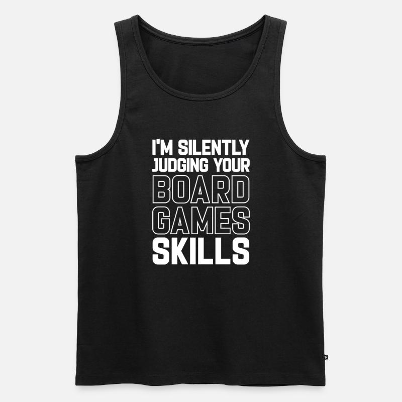 Brettspiel Brettspiele Spieleabend Spiele Geschenk - Männer Premium Bio Tank Top - Schwarz