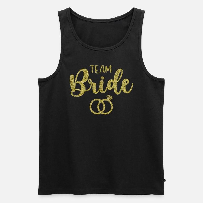 Junggesellin - Männer Premium Bio Tank Top - Schwarz