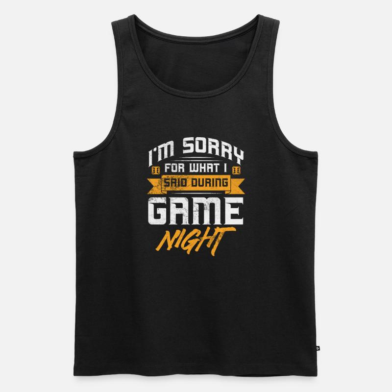 Brettspiel - Männer Premium Bio Tank Top - Schwarz