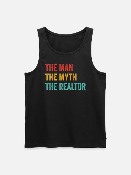 Realtor - Men's Premium Organic Tank Top - black