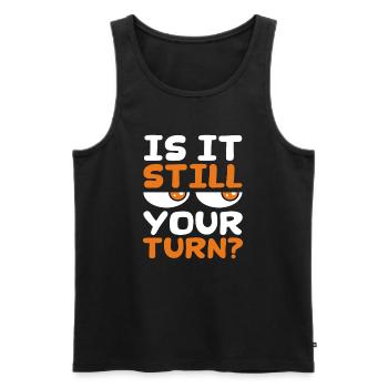 Board Game Board Games Game Night Games Gift - Men's Premium Organic Tank Top - black - Front - AI Model Male 178 light (178cm)