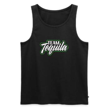 Tequila Sunrise Booze Party Mexico Gift - Men's Premium Organic Tank Top - black - Front - AI Model Male 178 light (178cm)