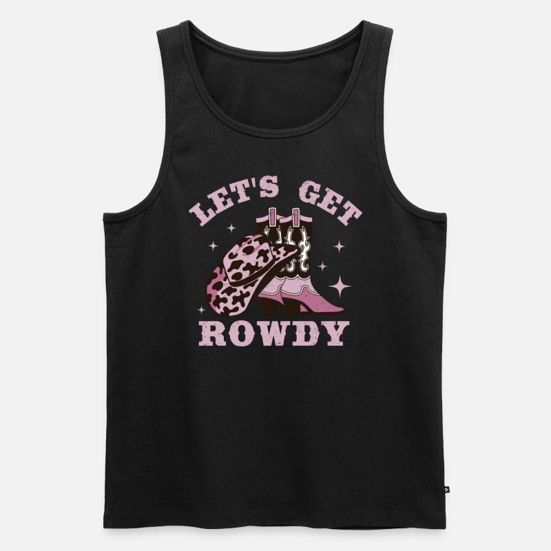 Junggesellin - Männer Premium Bio Tank Top - Schwarz
