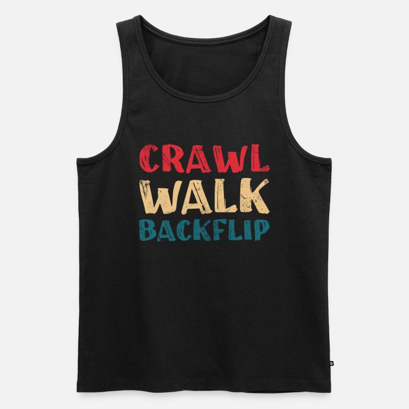 Backflip - Männer Premium Bio Tank Top - Schwarz
