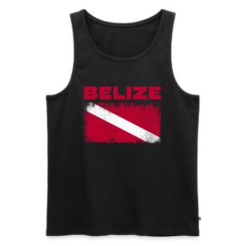 Belize Latino Belizer Belizerin Maya Geschenk - Männer Premium Bio Tank Top - Schwarz - Vorne - AI Model Male 178 light (178cm)