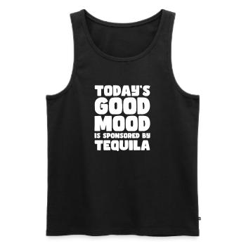 Tequila Sunrise Saufen Party Mexiko Geschenk - Männer Premium Bio Tank Top - Schwarz - Vorne - Michal (187cm)