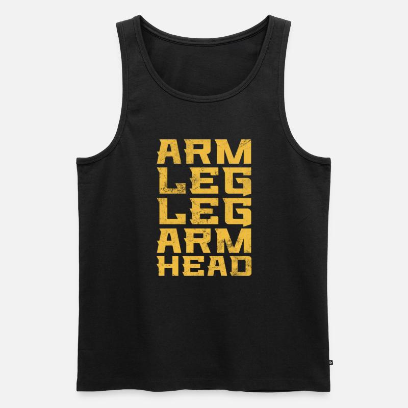 Muslim - Männer Premium Bio Tank Top - Schwarz