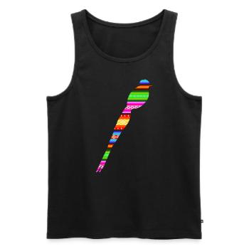 Antigua Barbuda Caribbean Island Holiday Gift - Men's Premium Organic Tank Top - black - Front - Michal (187cm)