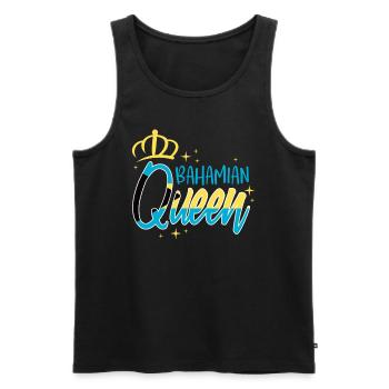 Bahamas Île des Caraïbes Cadeau d’été de l’Atlantique - Débardeur bio Premium Homme - noir - Devant - AI Model Male 178 light (178cm)