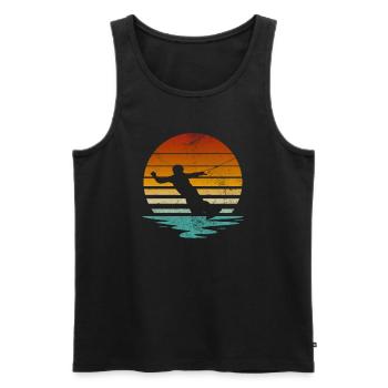 Wakeboard - Débardeur bio Premium Homme - noir - Devant - Michal (187cm)
