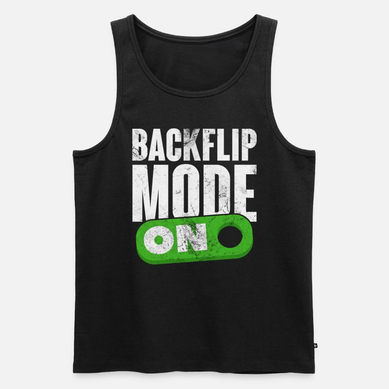 Backflip - Männer Premium Bio Tank Top - Schwarz