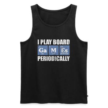 Brettspiel - Männer Premium Bio Tank Top - Schwarz - Vorne - Michal (187cm)
