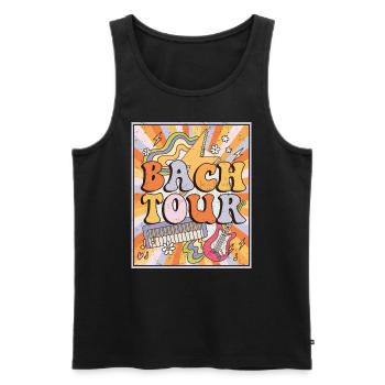Junggeselle Jungesellenabschied - Männer Premium Bio Tank Top - Schwarz - Vorne - AI Model Male 178 light (178cm)