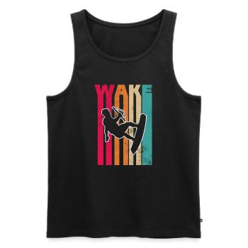 Wakeboard - Débardeur bio Premium Homme - noir - Devant - Michal (187cm)