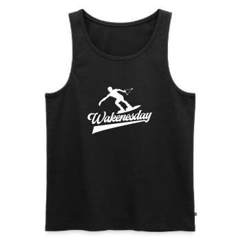 Wakeboard Wakeboarder Wakeboard Cadeau - Débardeur bio Premium Homme - noir - Devant - AI Model Male 178 light (178cm)