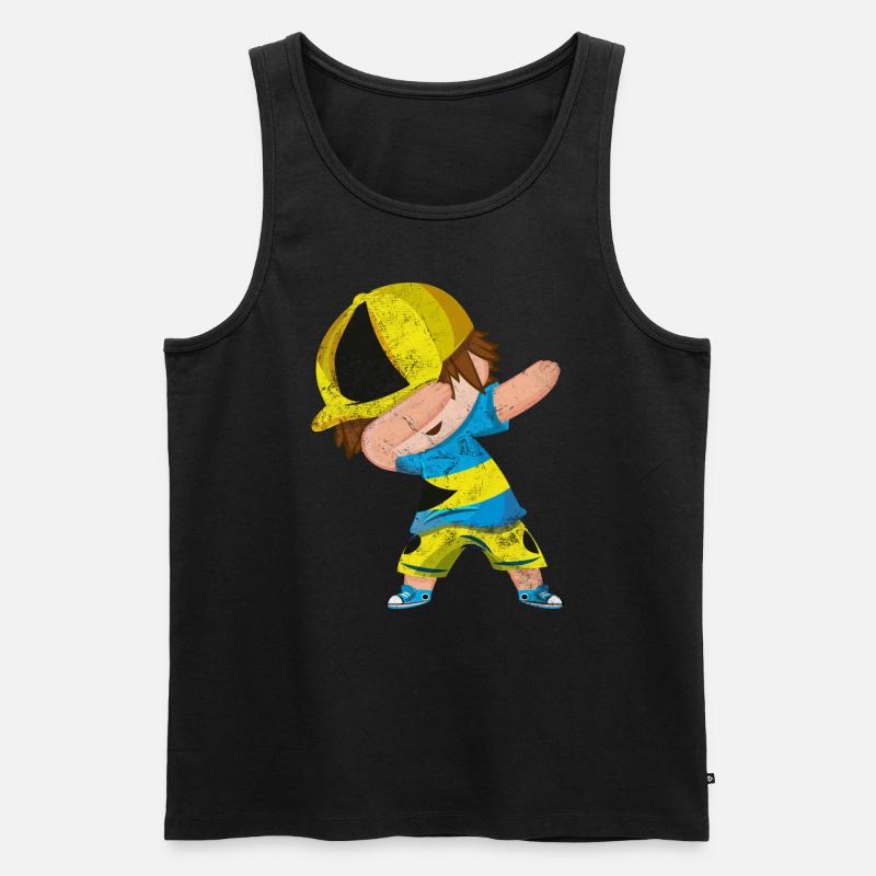 Bahamas - Männer Premium Bio Tank Top - Schwarz