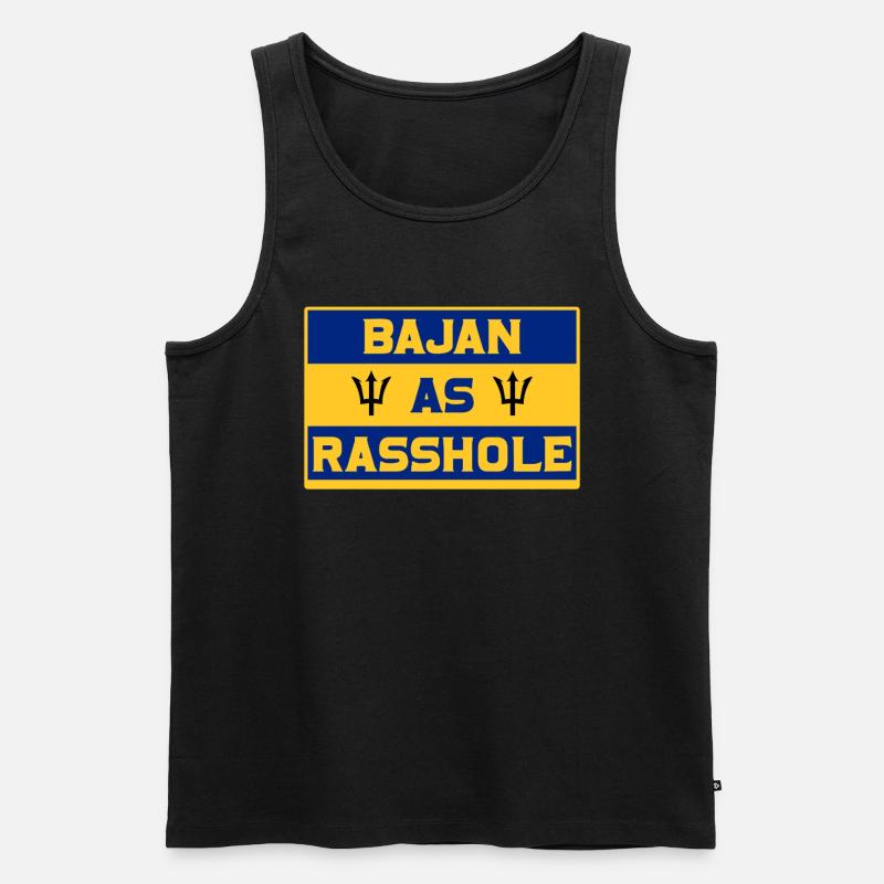 Barbados Karibik Bajan Urlaub Geschenk - Männer Premium Bio Tank Top - Schwarz