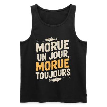 Once cod Cod - Men's Premium Organic Tank Top - black - Front - AI Model Male 178 light (178cm)