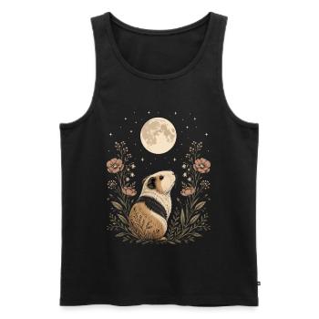 Ideal gift for animal and nature lovers - Men's Premium Organic Tank Top - black - Front - AI Model Male 178 light (178cm)