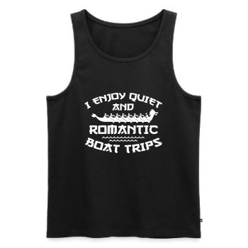 Drachenboot Romantik Paddeln Dragonboat - Männer Premium Bio Tank Top - Schwarz - Vorne - Michal (187cm)