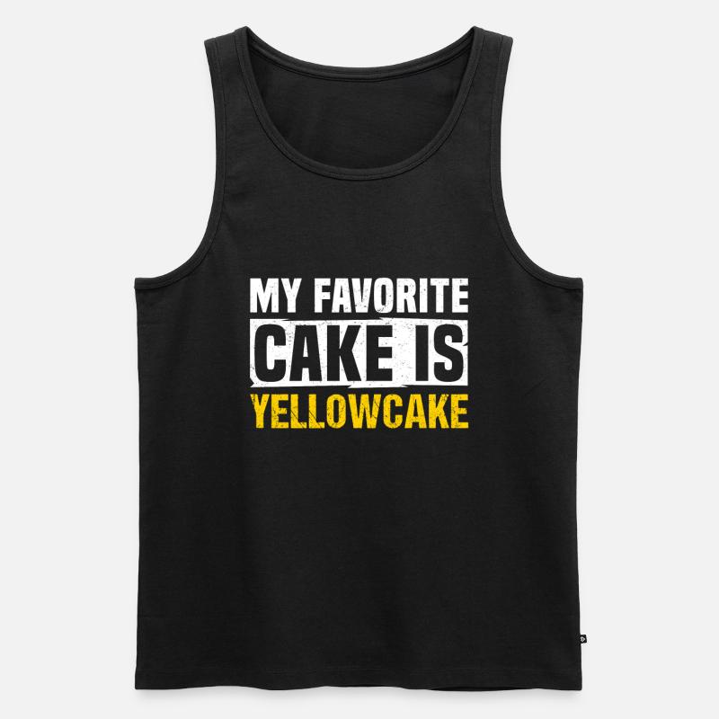 Yellowcake Atomenergie Atomkraft Nuklear - Männer Premium Bio Tank Top - Schwarz