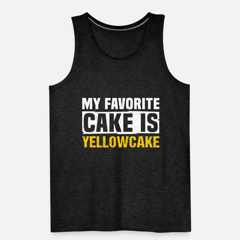 Yellowcake Atomic Energy Atomic Power Nuclear Men's Premium Organic Tank Top