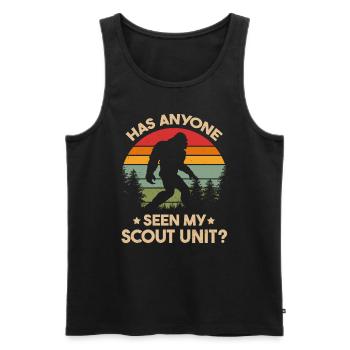 Boy Scout Wilderness Adventure Camping - Men's Premium Organic Tank Top - black - Front - Michal (187cm)