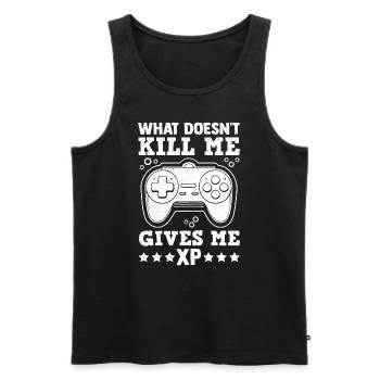 Gamer Gaming Gamer Video Games - Men's Premium Organic Tank Top - black - Front - Michal (187cm)