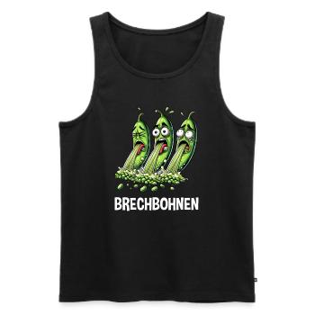 Green Beans Beans Gardener Garden - Men's Premium Organic Tank Top - black - Front - Michal (187cm)
