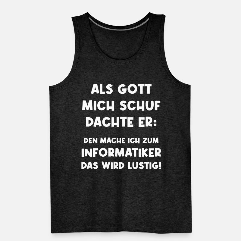 Computer Scientist Programmer Computer Science Student Men's Premium Organic Tank Top