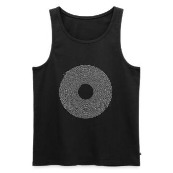 Pi-Zeichen - Mathematik Mathematik - Pi-Tag - Männer Premium Bio Tank Top - Schwarz - Vorne - AI Model Male 178 light (178cm)
