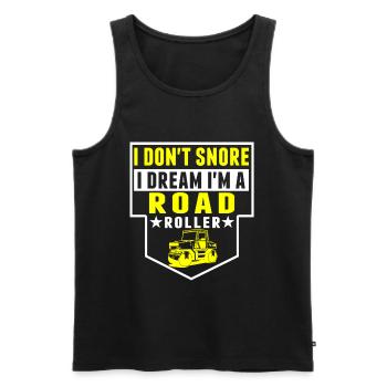 I Don't Snore, I Am Road Scooter - Men's Premium Organic Tank Top - black - Front - Michal (187cm)