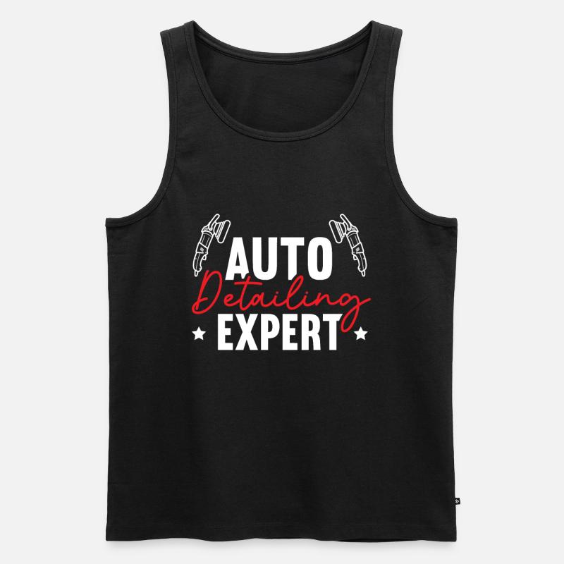 Autoaufbereitung Experte Autoaufbereiter Polierer - Männer Premium Bio Tank Top - Schwarz